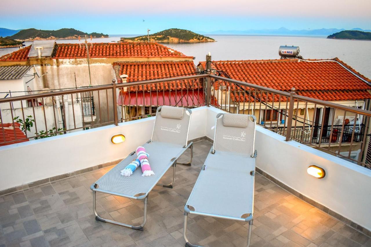 La Maison Plakes Rooftop Apt Skiathos Town Exterior foto