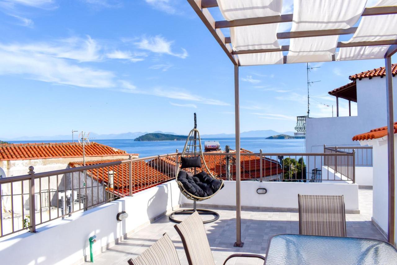 La Maison Plakes Rooftop Apt Skiathos Town Exterior foto
